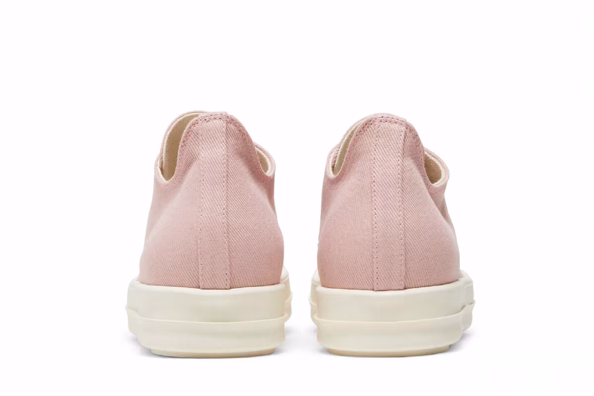 Rick Owens Women's EDFU DRKSHDW Canvas Low Faded Pink, view 7