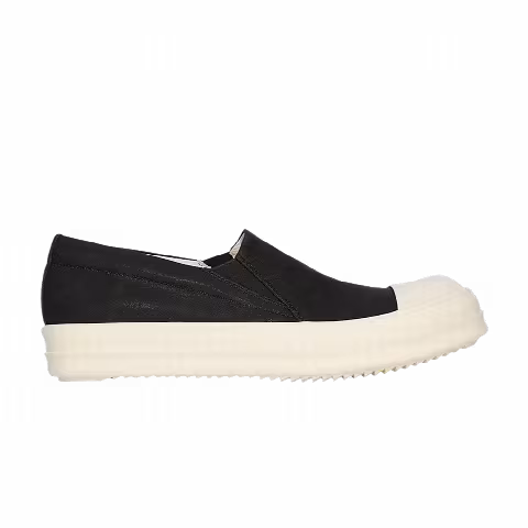 Rick Owens DRKSHDW Boat Slip On 'Black Milk'