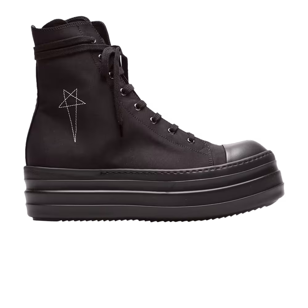 Rick Owens DRKSHDW Double Bumper High Star - Black