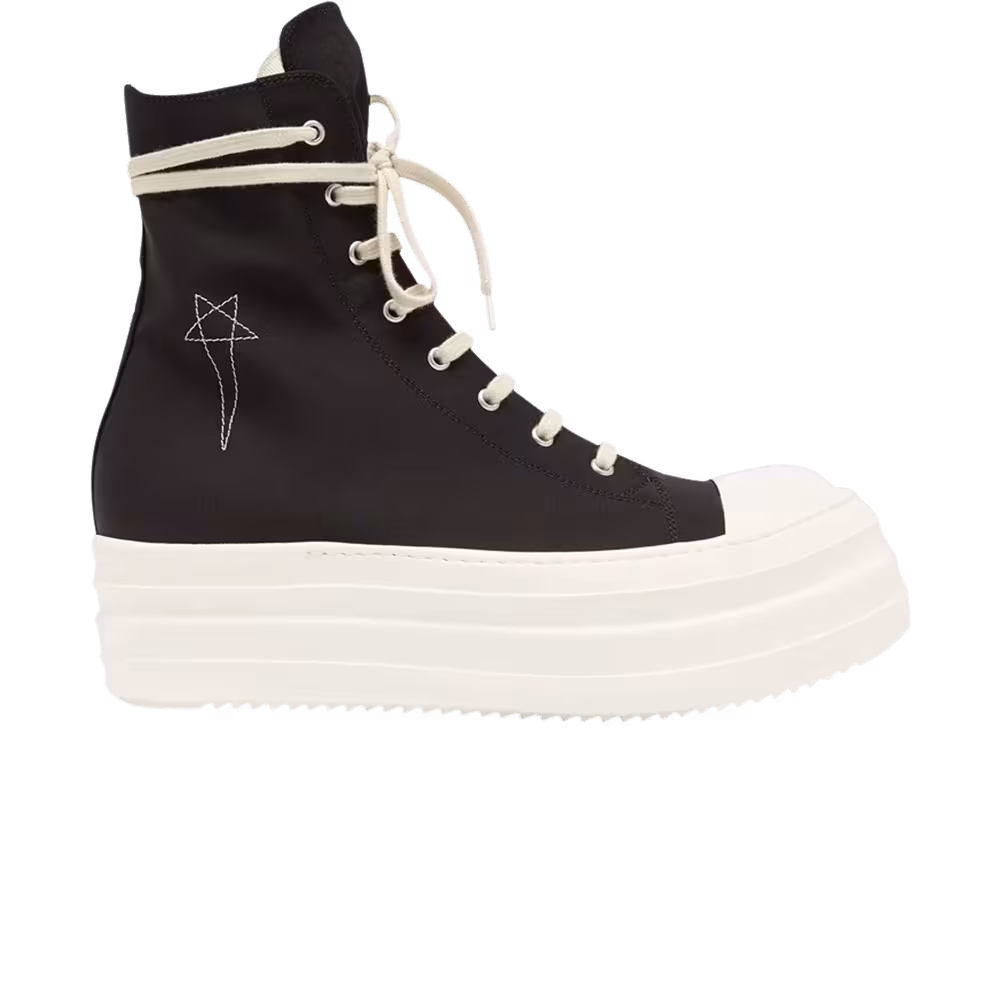 Rick Owens DRKSHDW Double Bumper High Star - Black White