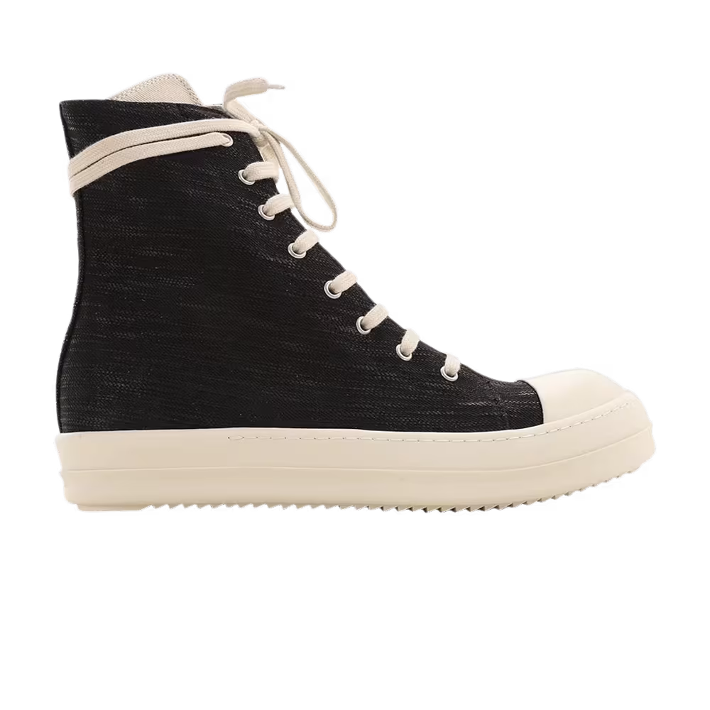 Rick Owens DRKSHDW Coated Canvas High Black