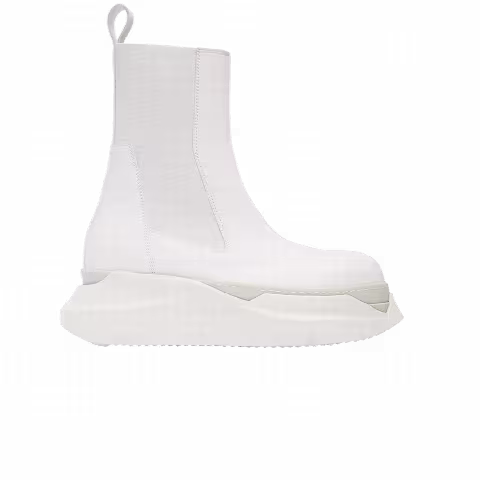 Rick Owens DRKSHDW Gethsemane Beatle Abstract Boots 'Natural'