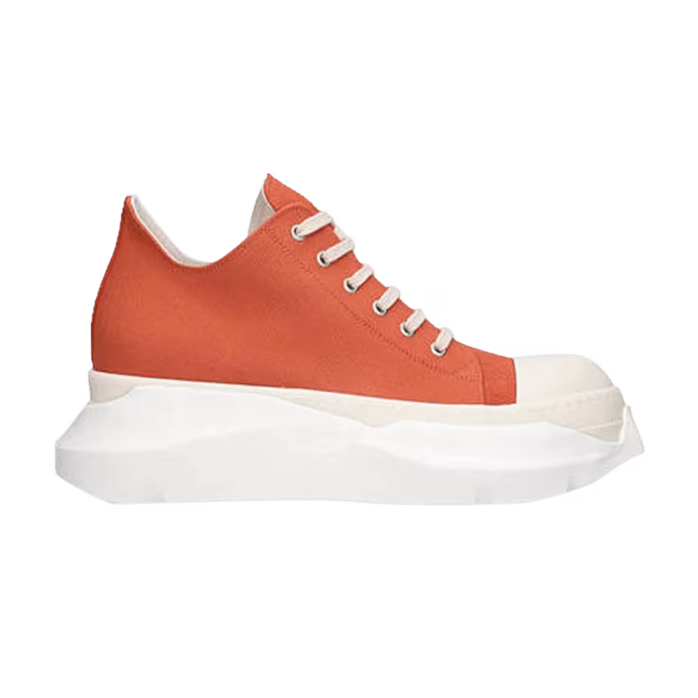 Rick Owens DRKSHDW Fogachine Cotton Denim Abstract Low Orange