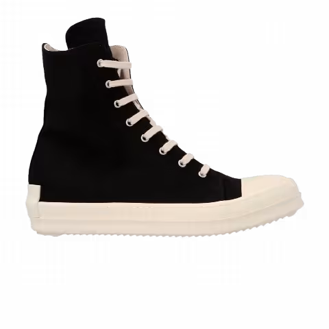 Rick Owens Wmns DRKSHDW Fogachine Cotton Nylon High 'Black Milk'