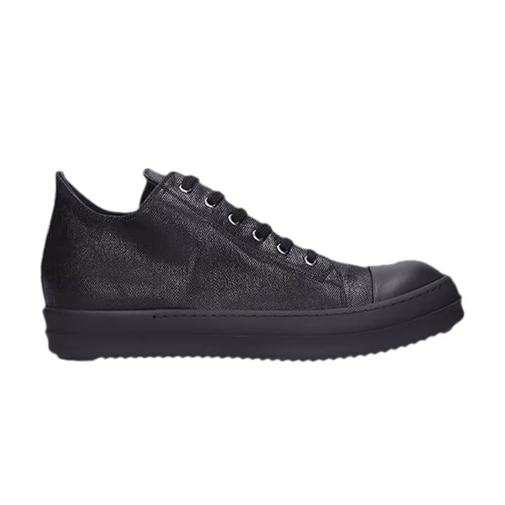 Rick Owens DRKSHDW Gethsemane Denim Low Triple Black