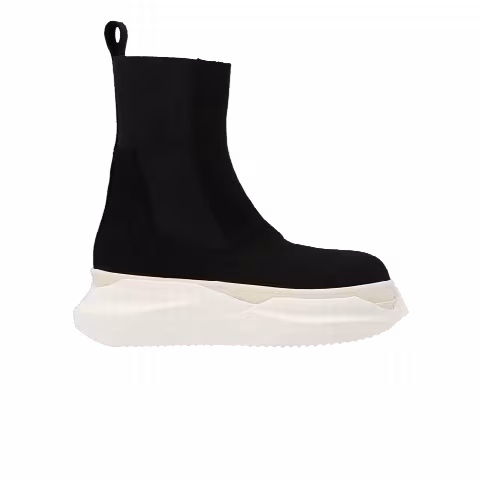 Rick Owens DRKSHDW Gethsemane Beatle Abstract Boots 'Black Milk'
