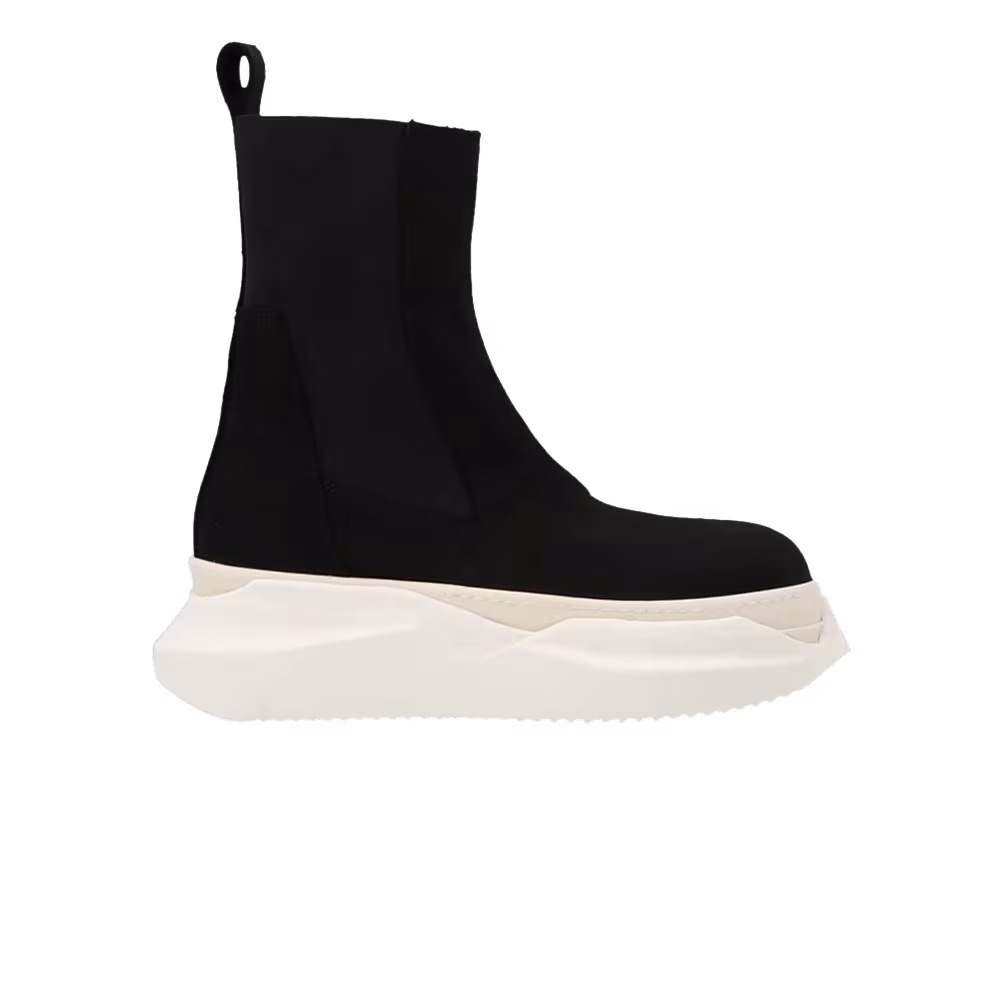 Rick Owens DRKSHDW Gethsemane Beatle Abstract Boots Black Milk