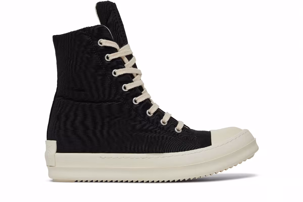 Rick Owens Women's DRKSHDW Strobe Cotton Nylon High Black Milk, view 2