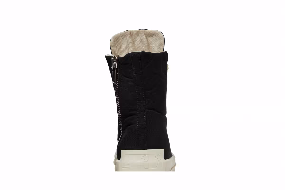 Rick Owens Women's DRKSHDW Strobe Cotton Nylon High Black Milk, view 8