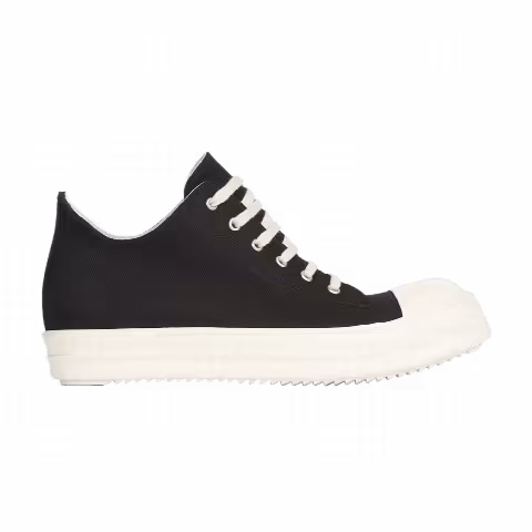 Rick Owens EDFU DRKSHDW Canvas Low 'Black Milk'