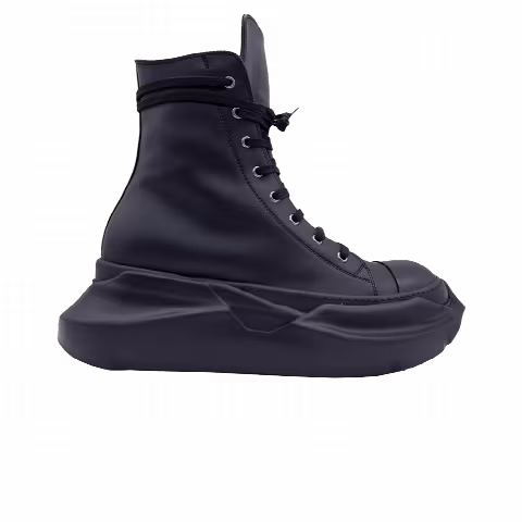 Rick Owens DRKSHDW Strobe Fabrics Abstract High 'Black'