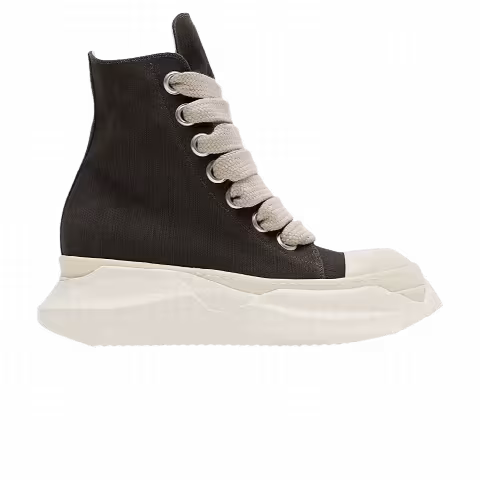 Rick Owens DRKSHDW Fogachine Cotton Denim Megalace Abstract High 'Dark Dust'