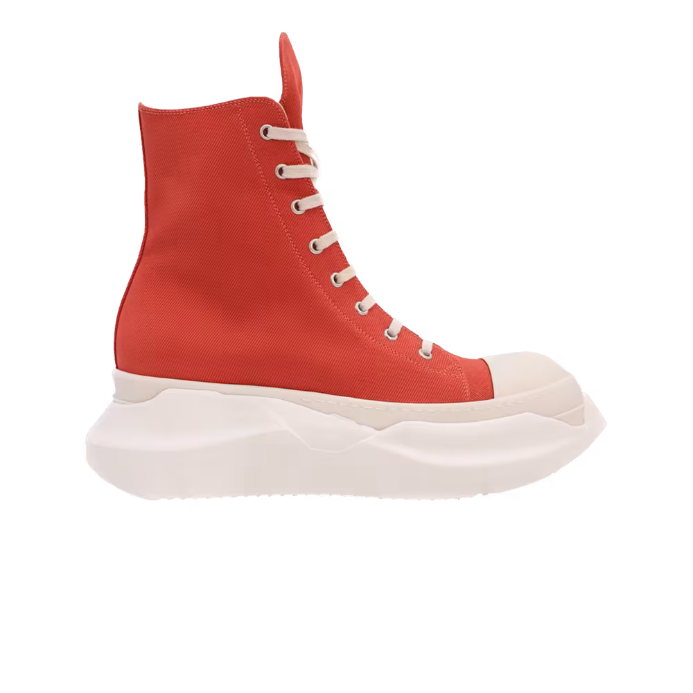 Rick Owens DRKSHDW Fogachine Cotton Denim Abstract High Orange Milk