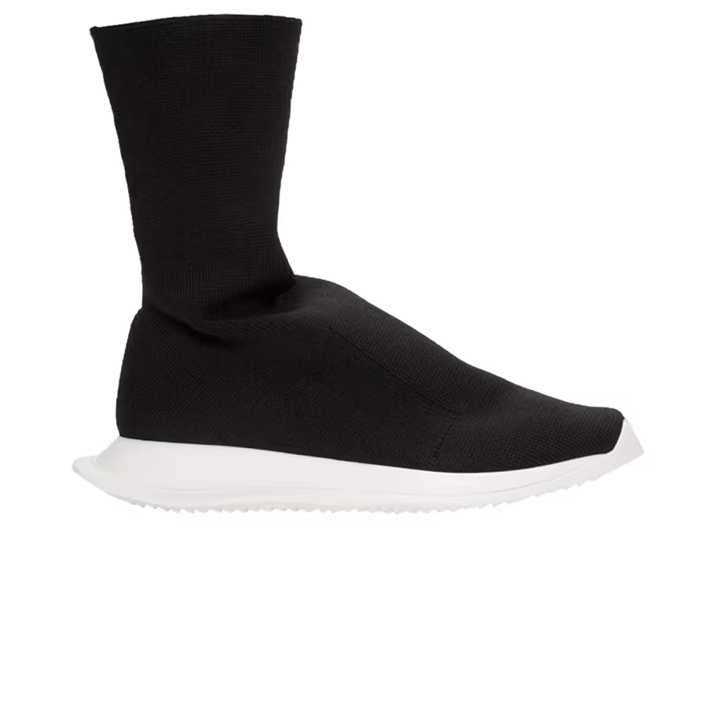 Rick Owens DRKSHDW Runner Stretch Sock Black Milk