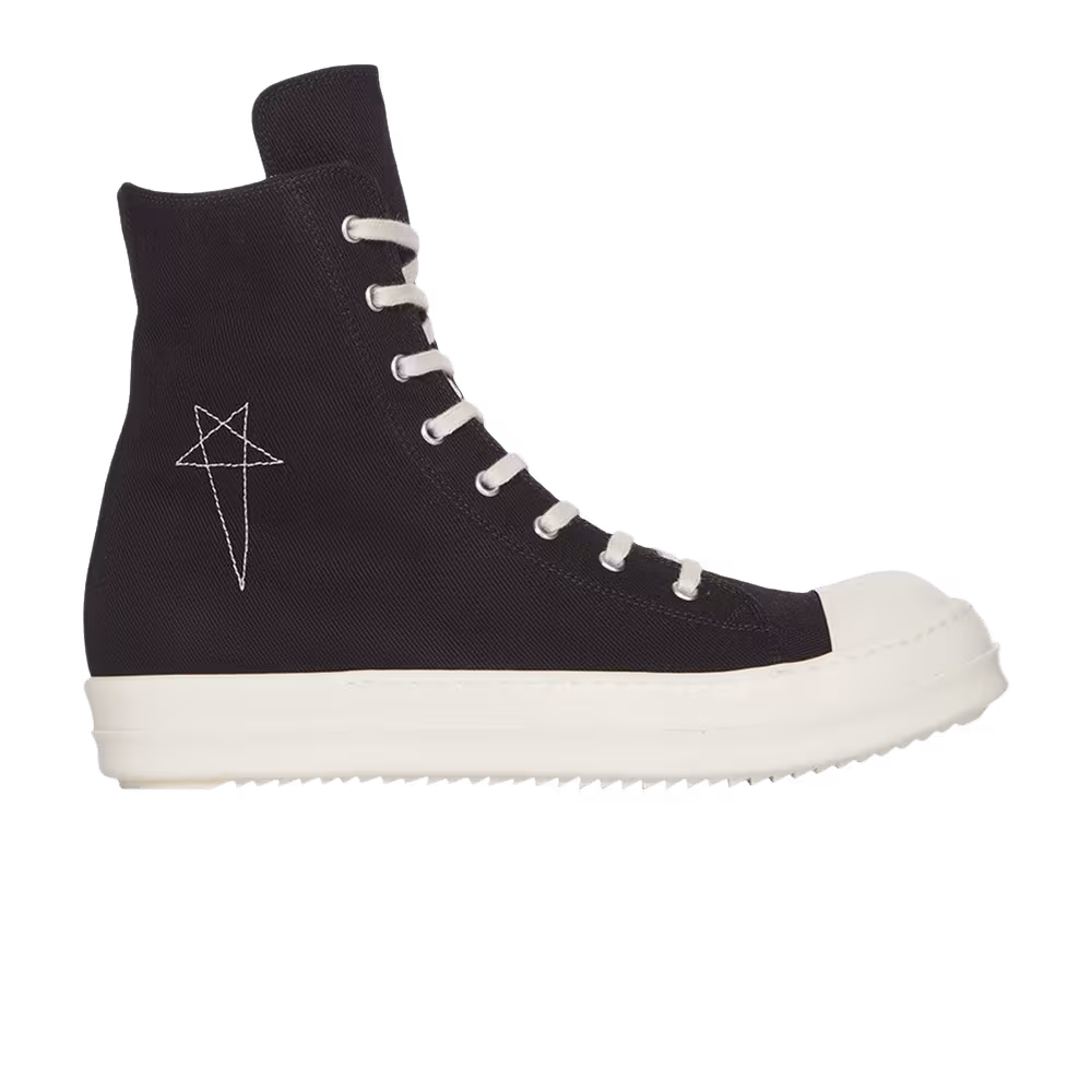 Rick Owens DRKSHDW Pentagram High Black Pearl Milk