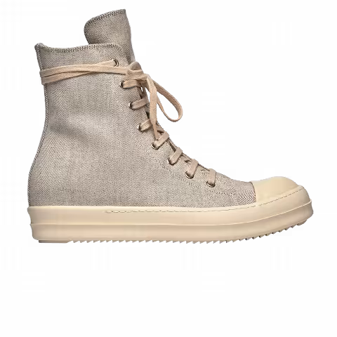 Rick Owens EDFU DRKSHDW Canvas High 'Melange Milk'