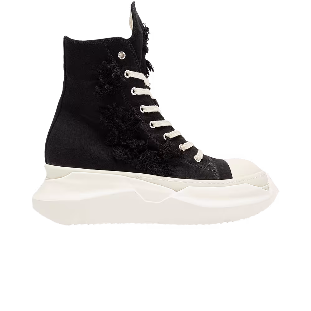 Rick Owens Women's DRKSHDW Strobe Denim Slashed Abstract High Black Milk