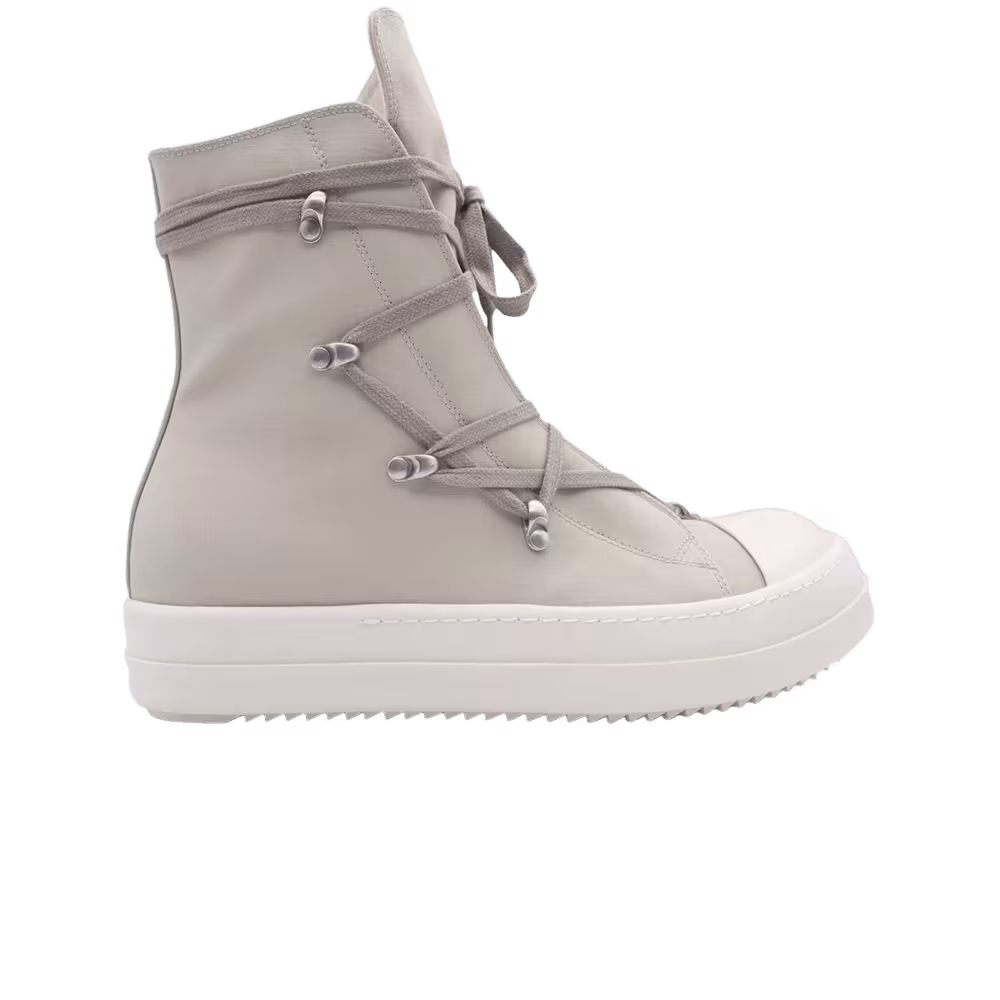 Rick Owens Women's DRKSHDW Strobe Cotton Nylon Hexa High Pearl Milk