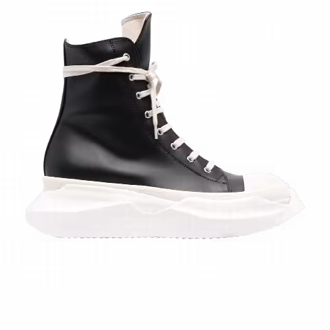 Rick Owens Wmns DRKSHDW Strobe Fabrics Abstract High 'Black Milk'