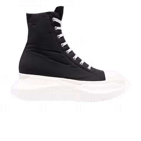 Rick Owens Wmns DRKSHDW Strobe Cotton Nylon Abstract High 'Black Milk'
