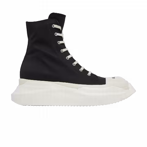 Rick Owens DRKSHDW Fogachine Cotton Nylon Abstract High 'Black Milk'
