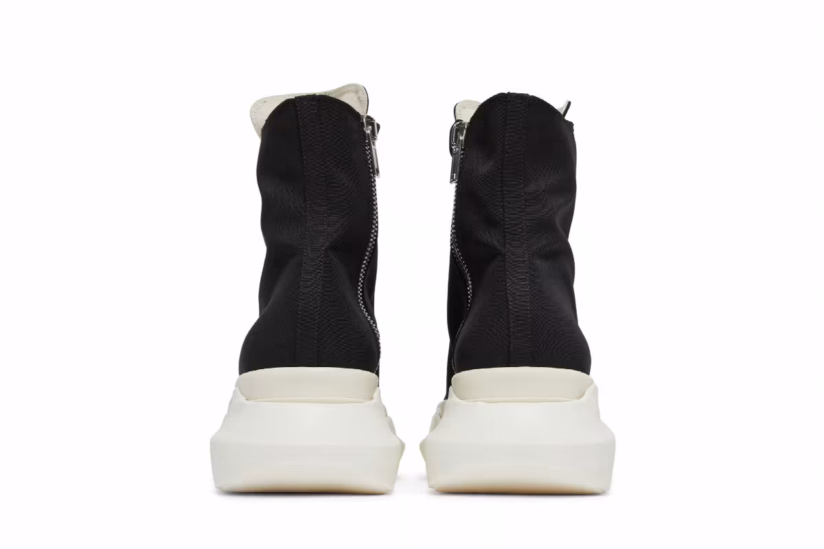 Rick Owens DRKSHDW Fogachine Cotton Nylon Abstract High Black Milk, view 7