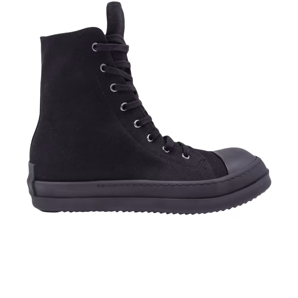 Rick Owens DRKSHDW Fogachine Cotton Denim High Black