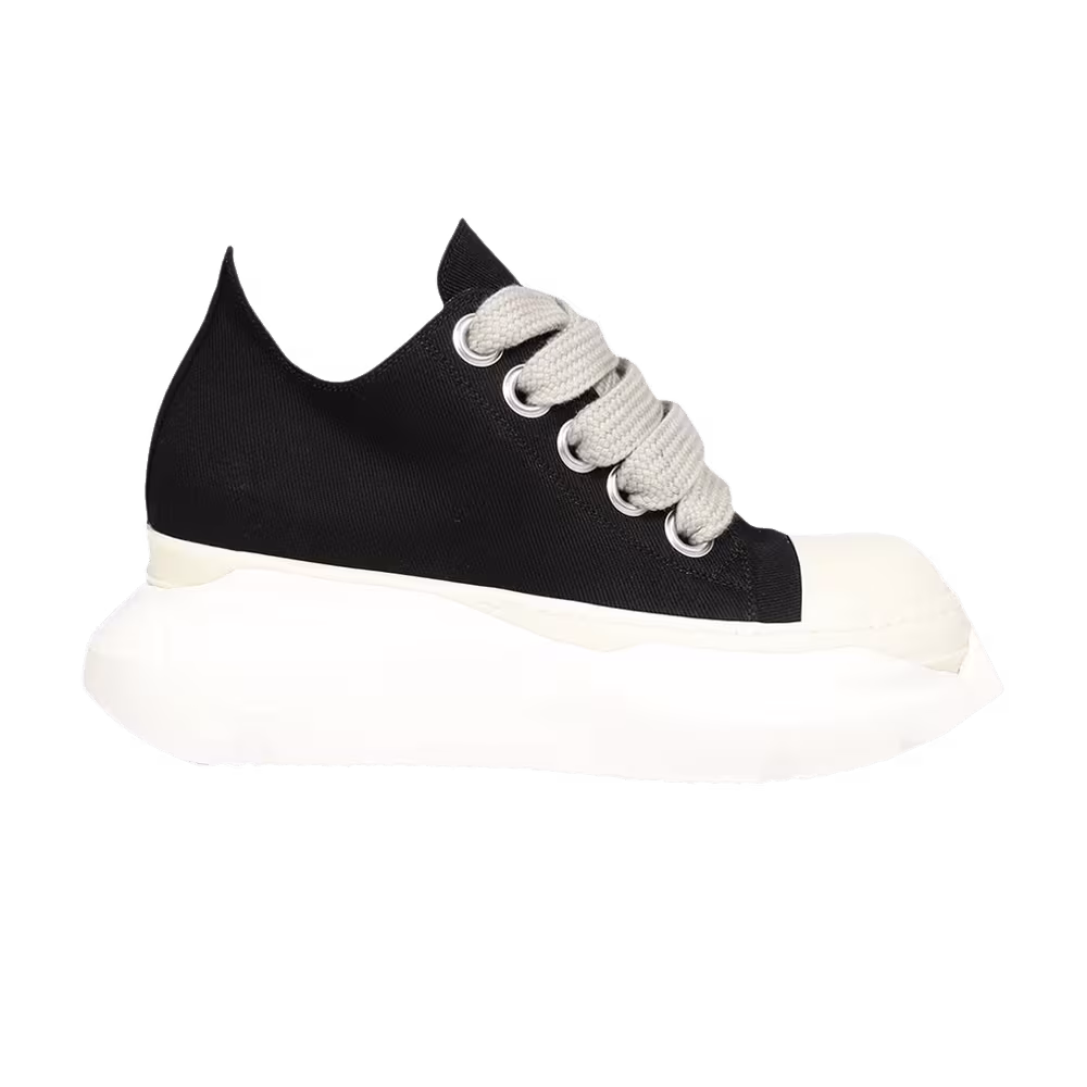 Rick Owens Women's DRKSHDW Fogachine Cotton Megalace Abstract Low Black Milk