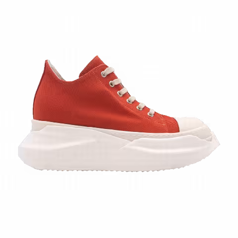 Rick Owens Wmns DRKSHDW Fogachine Cotton Denim Megalace Abstract Low 'Orange Milk'