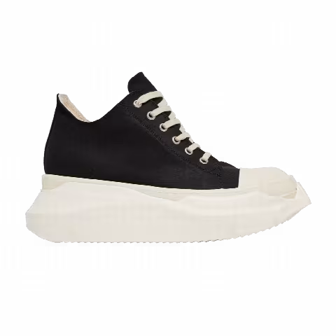 Rick Owens Wmns DRKSHDW Fogachine Cotton Nylon Abstract Low 'Black Milk'