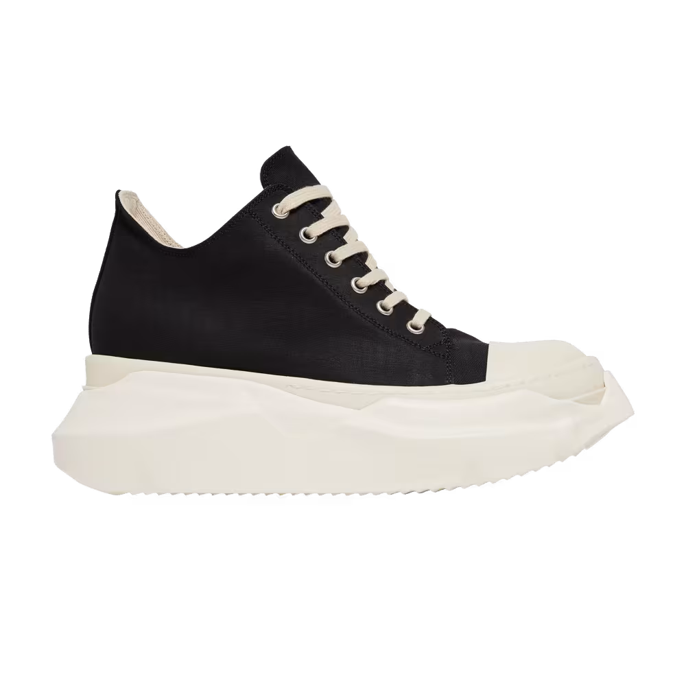 Rick Owens Women's DRKSHDW Fogachine Cotton Nylon Abstract Low Black Milk