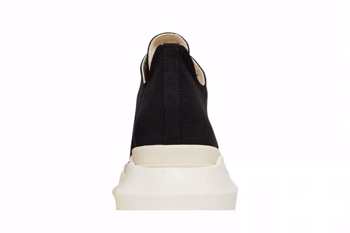 Rick Owens Women's DRKSHDW Fogachine Cotton Nylon Abstract Low Black Milk, view 8