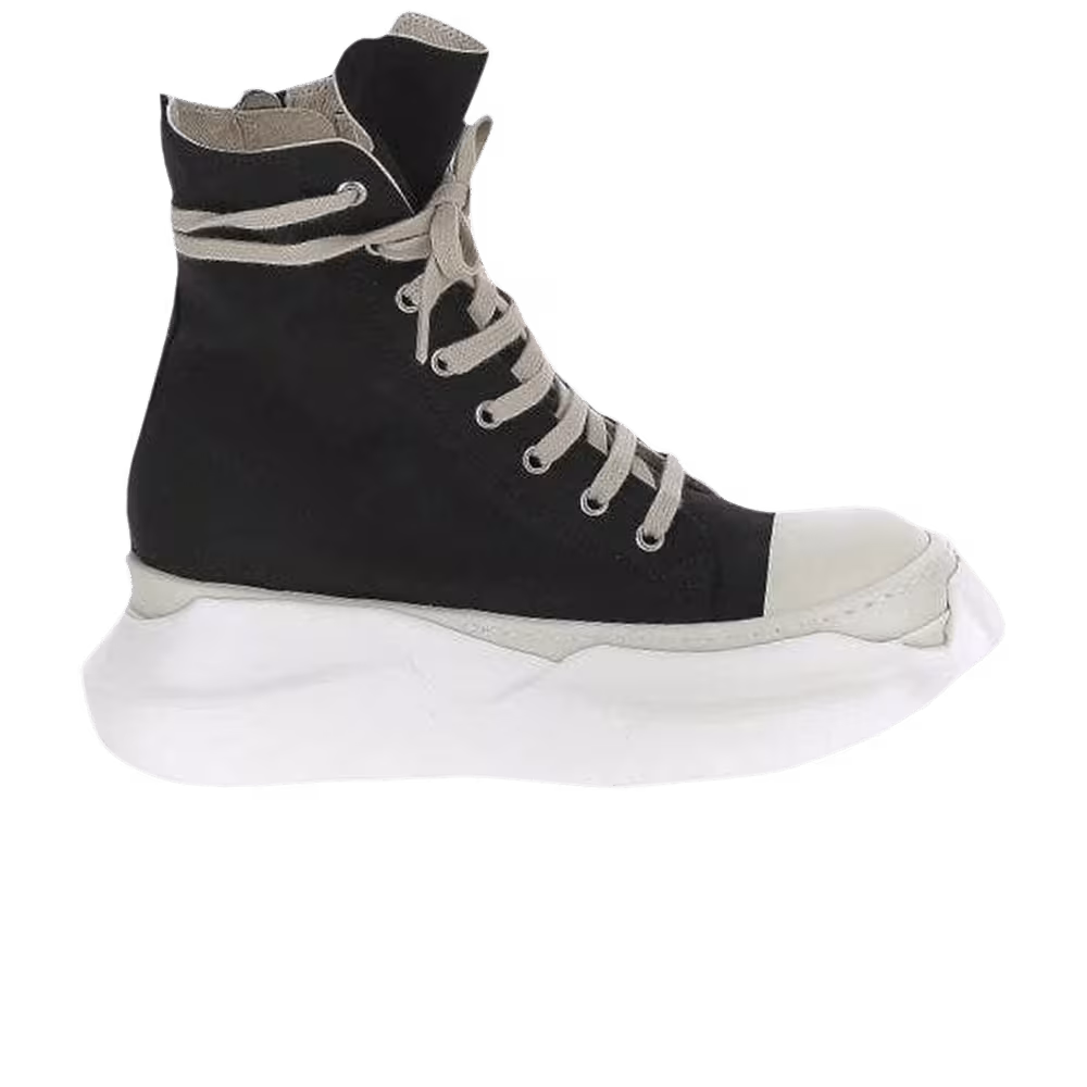 Rick Owens Women's DRKSHDW Fogachine Cotton Nylon Abstract High Black Milk