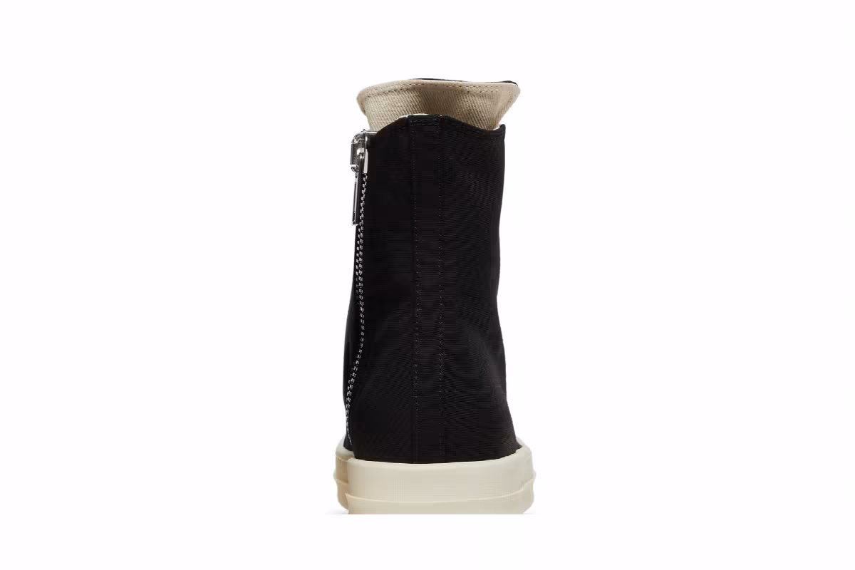 Rick Owens Women's DRKSHDW Fogachine Cotton Nylon High Black Milk, view 8