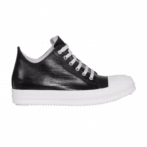 Rick Owens Wmns DRKSHDW Phlegethon Low 'Lacquered Black Milk'