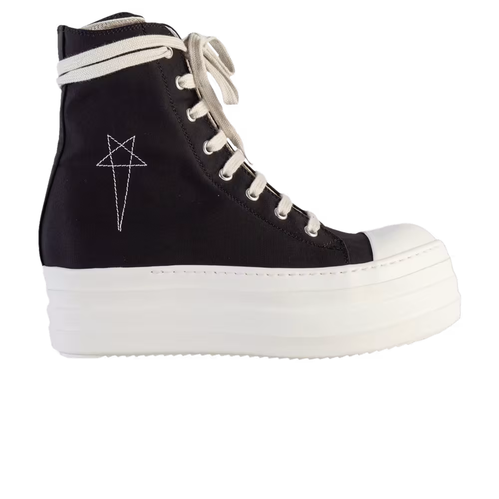 Rick Owens Women's DRKSHDW Double Bumper High Star - Black White