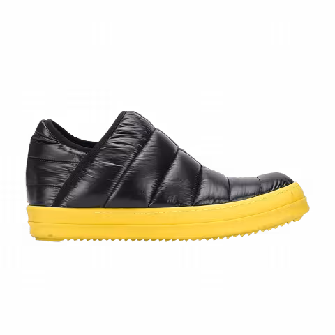 Rick Owens DRKSHDW Puffer Slip-On 'Black Yellow'