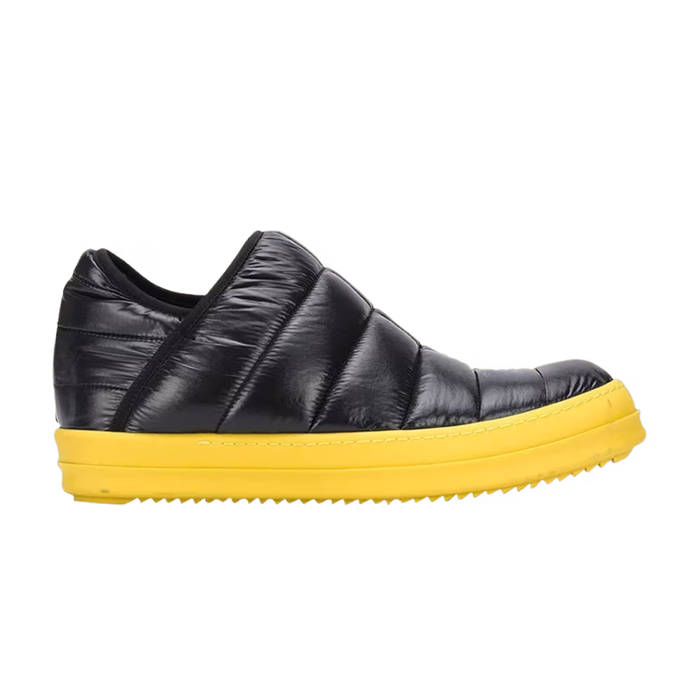 Rick Owens DRKSHDW Puffer Slip-On Black Yellow