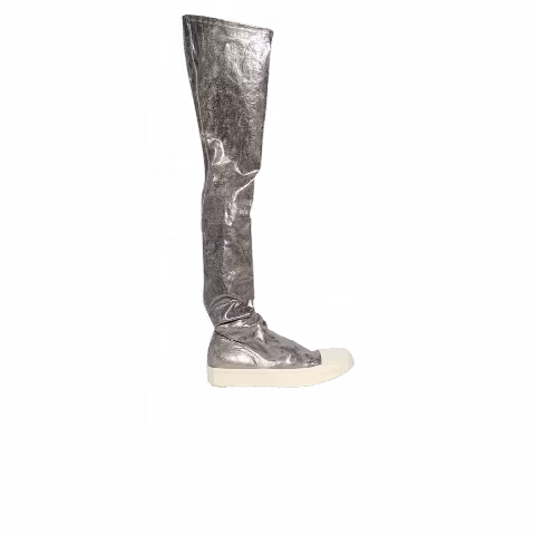 Rick Owens Wmns Concordians DRKSHDW High Sock Sneaker 'Palladium Milk'