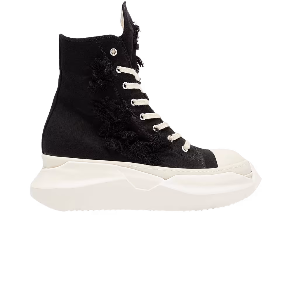 Rick Owens DRKSHDW Strobe Denim Slashed Abstract High Black Milk