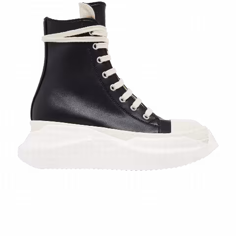 Rick Owens Wmns DRKSHDW Strobe Fabrics Abstract High 'Black Milk'