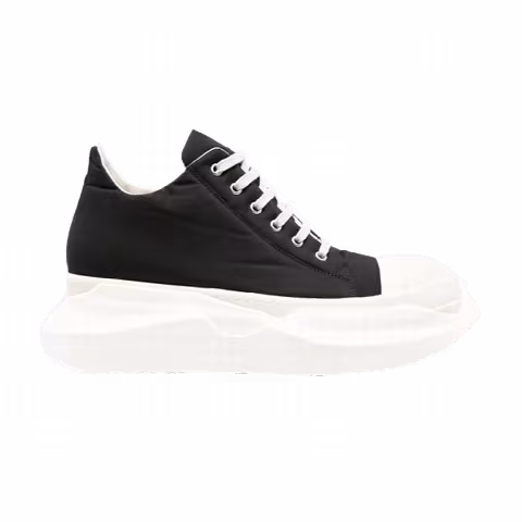 Rick Owens Wmns DRKSHDW Strobe Cotton Nylon Abstract Low 'Black Milk'