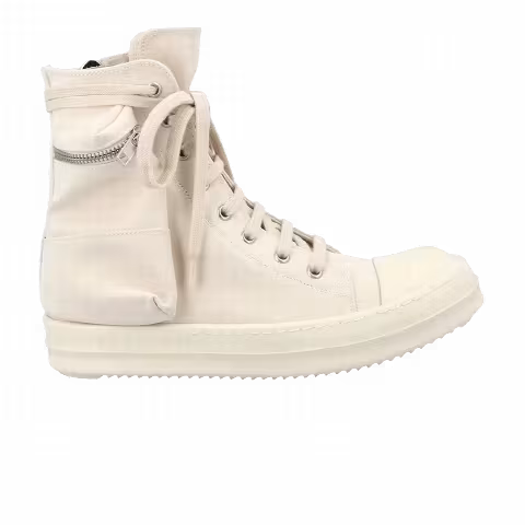 Rick Owens Wmns DRKSHDW Fogachine Cotton Nylon Cargo High 'Natural Milk'