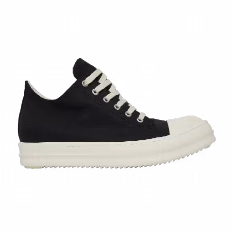 Rick Owens Wmns DRKSHDW Fogachine Cotton Nylon Low 'Black Milk'