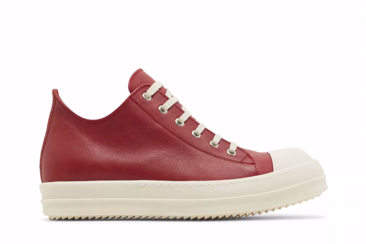 Rick Owens Lido Low Cardinal Red, view 2