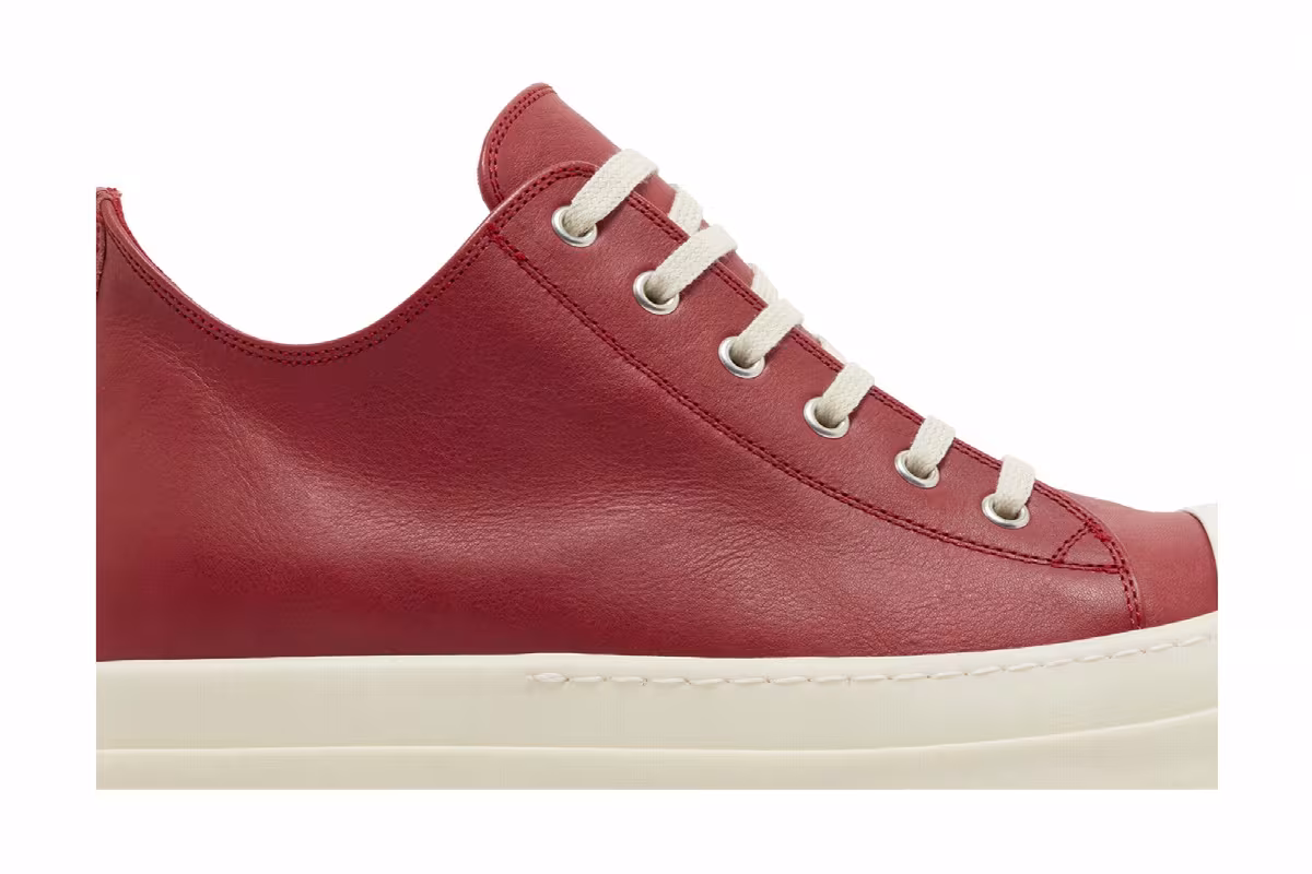 Rick Owens Lido Low Cardinal Red, view 3