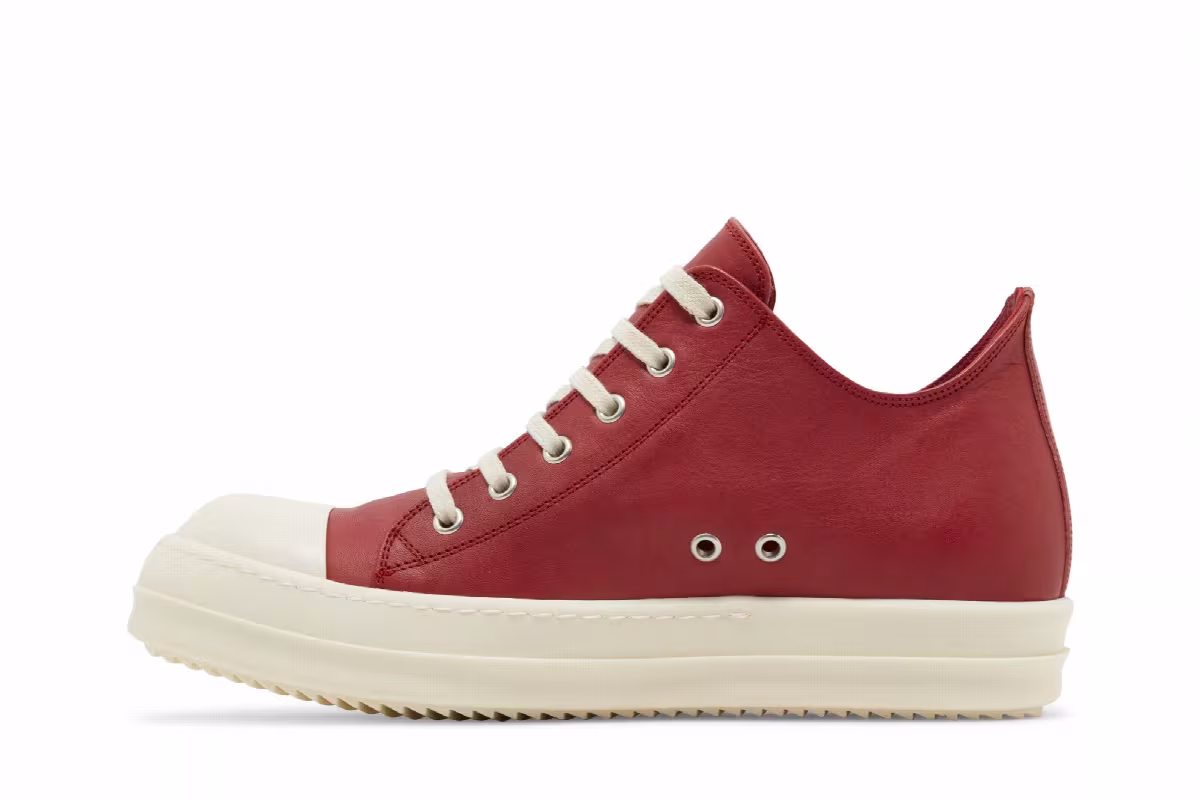 Rick Owens Lido Low Cardinal Red, view 4