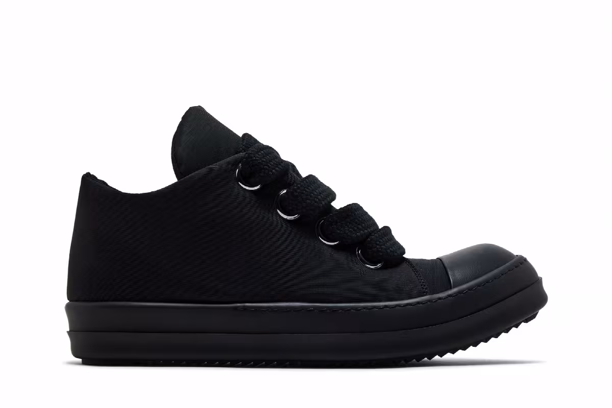 Rick Owens DRKSHDW Hollywood Jumbo Lace Puffer Low All Black, view 2