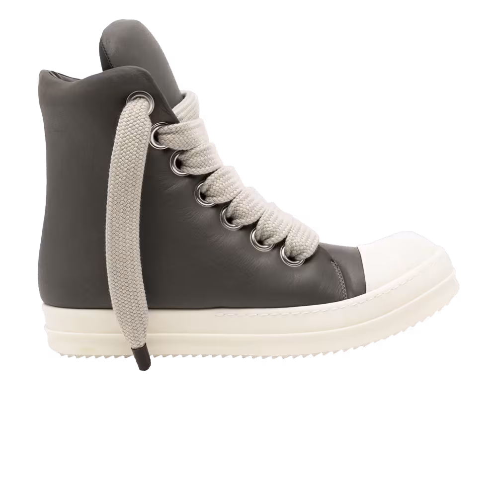 Rick Owens Jumbo Lace Padded Ramones High Dark Dust