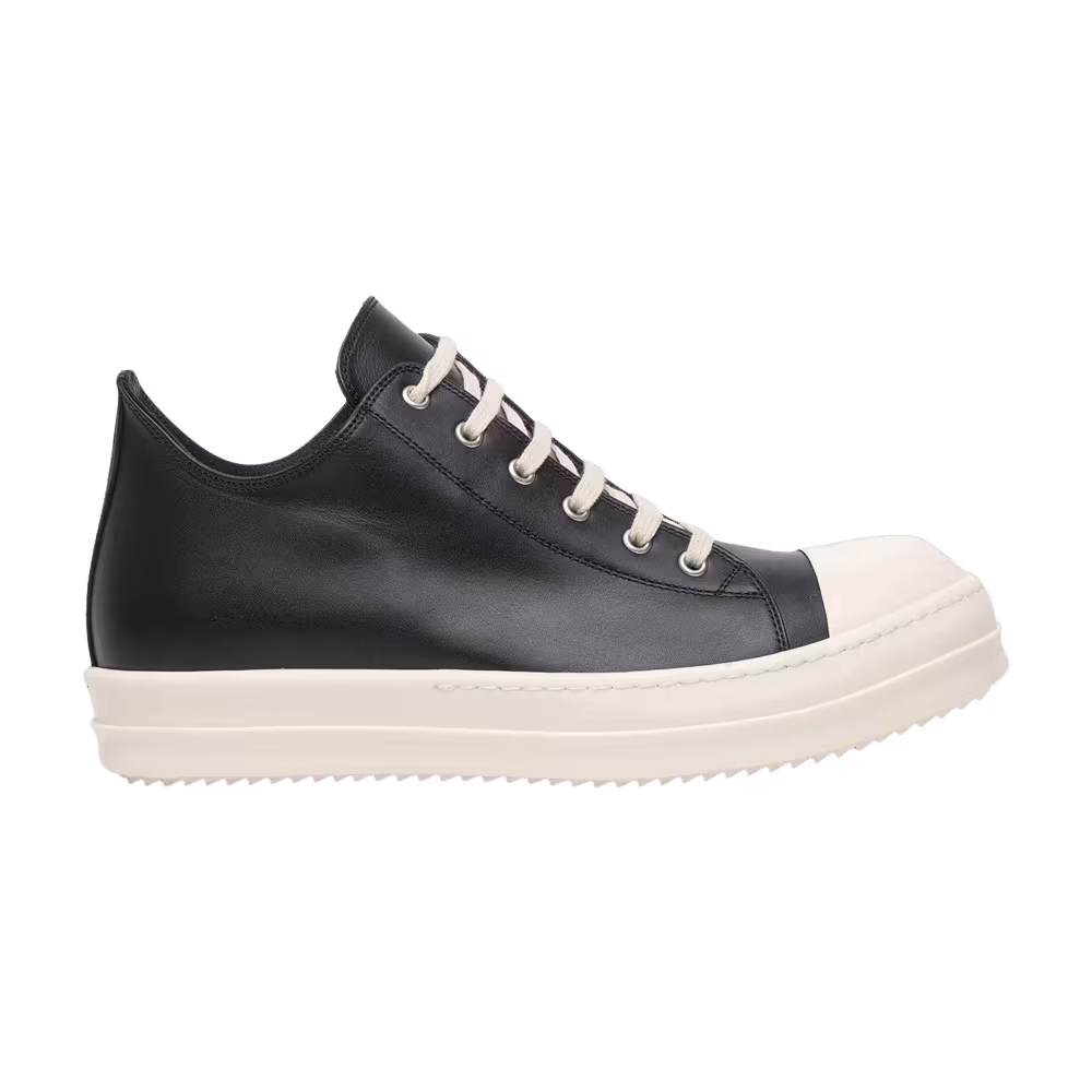 Rick Owens Ramones Low Black Milk